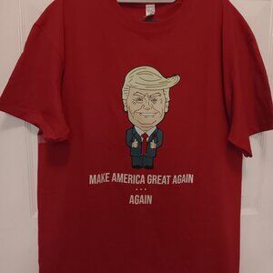 Trump "Make America Great Again Again" Red Short Sleeved T-Shirt - NWOT